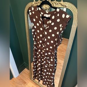 Polka Dot Midi Dress